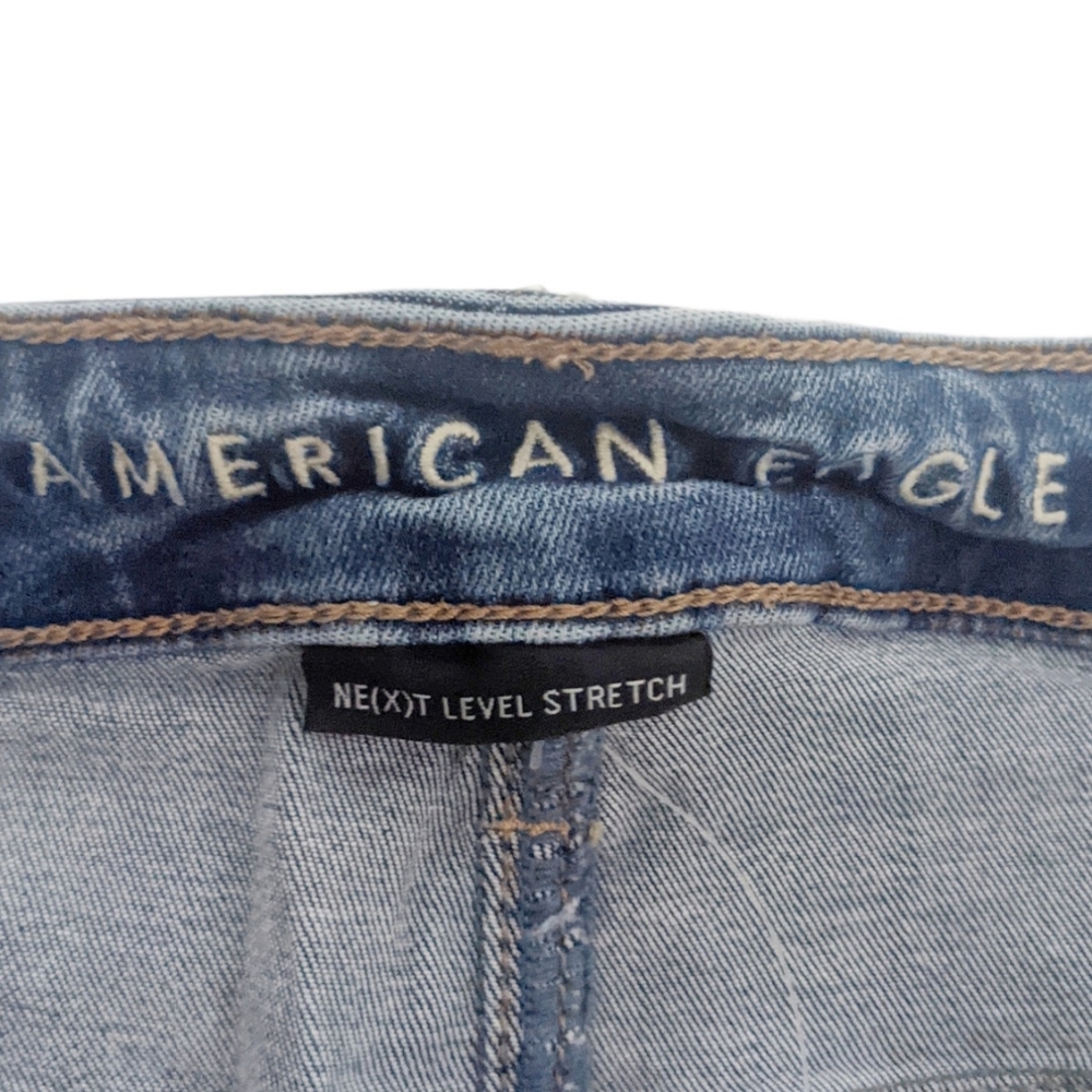 American Eagle Super Hi-Rise Jegging Distressed 22 - Picture 5 of 11